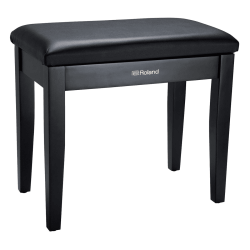 Piano Hanlet  Bruxelles - Roland banquette de piano en noir satiné RPB-100