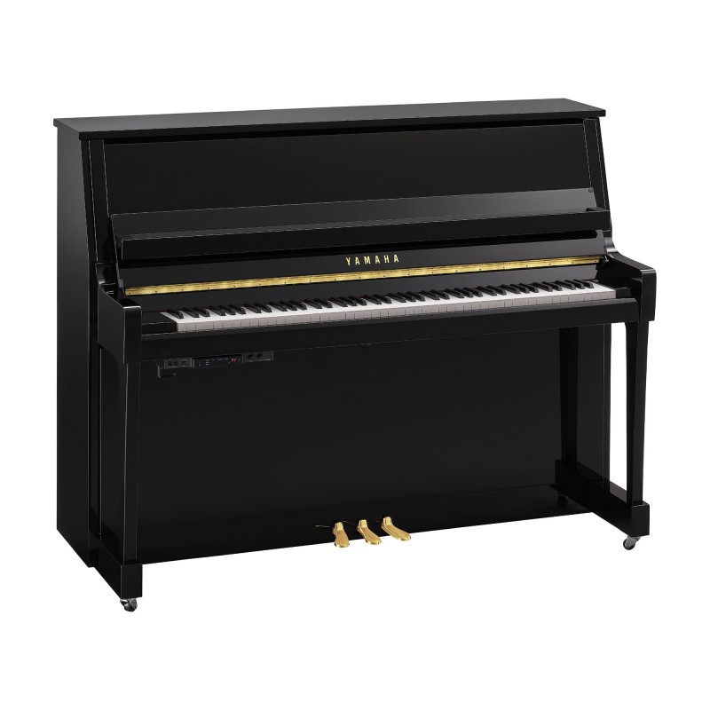 Piano droit Yamaha B20 silent SC3 chez Pianos Hanlet Bruxelles & Waterloo