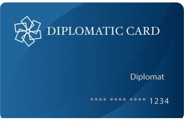 DIPLOMATIC CARD WELCOME